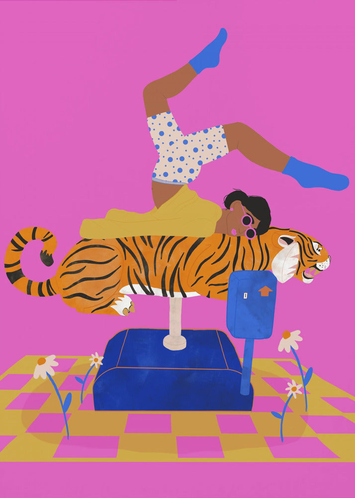 Mets un tigre dans ton cœur | Tableaux sur Toile
