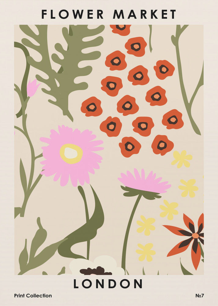 Blomstermarknaden i London | Canvas