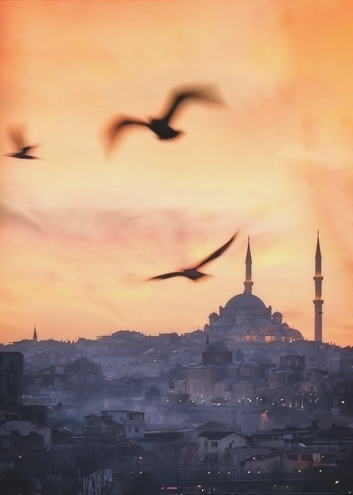 Solnedgang i Istanbul | Lærredsbilleder