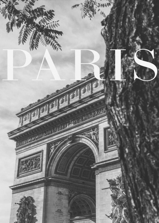 Paris Tekst 7 | Lærredsbilleder