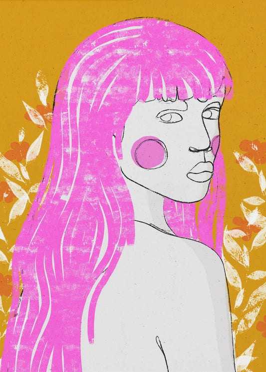 Pink Whisper Gaze | Poster