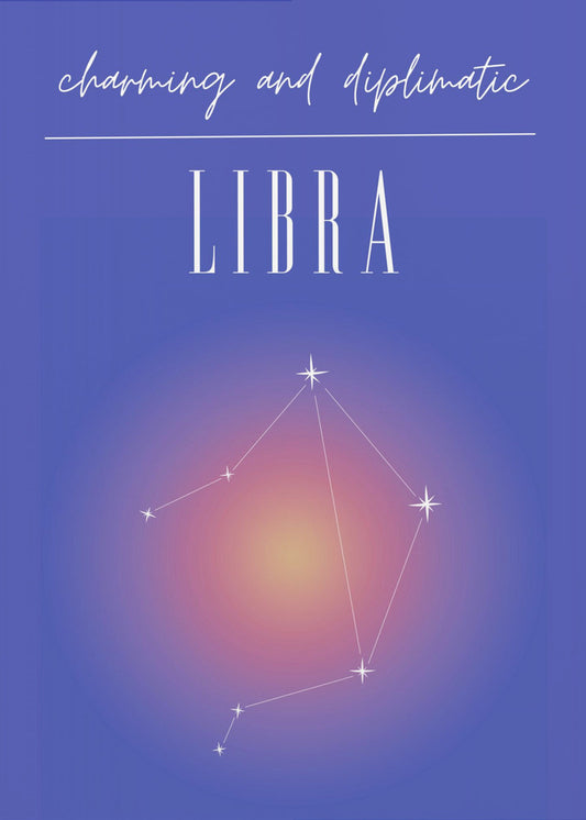 Libra Zodiac Print Art | Poster