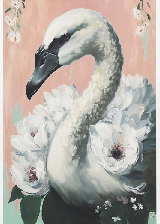 Der Schwan | Poster - Kunstdruck