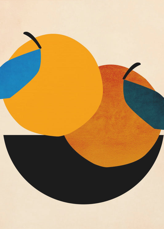 Deux oranges | Posters - Affiche Artistique