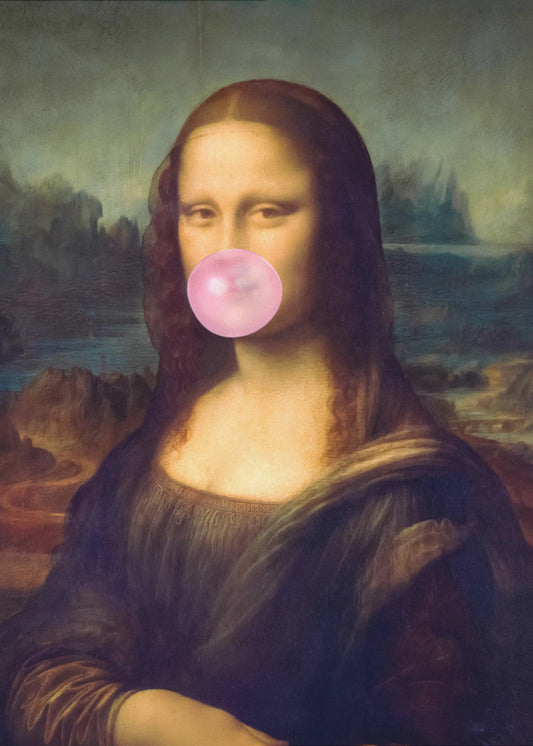Mona Lisa Bubbelgum | Canvas