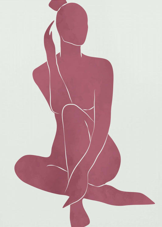 Henri Matisse Femme Minimale #3 | Tableaux sur Toile