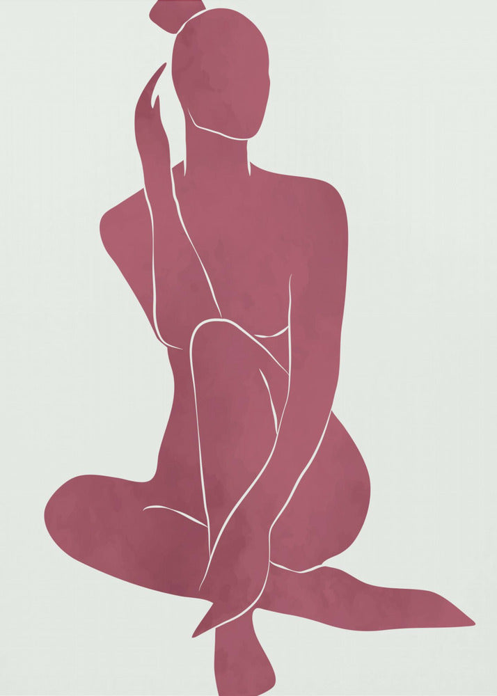 Henri Matisse Minimalistisk Kvinde #3 | Lærredsbilleder
