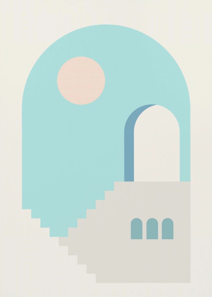 Minimale architectuur #1 | Canvasprints