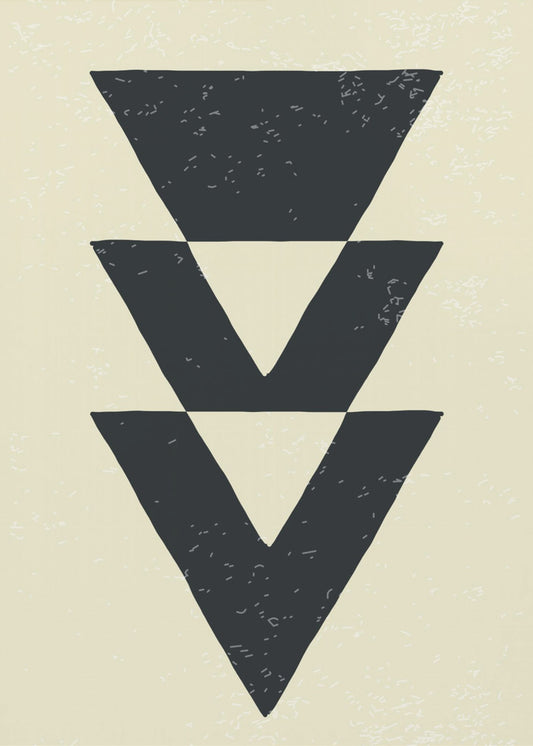Abstract Triangles #4 | Canvas