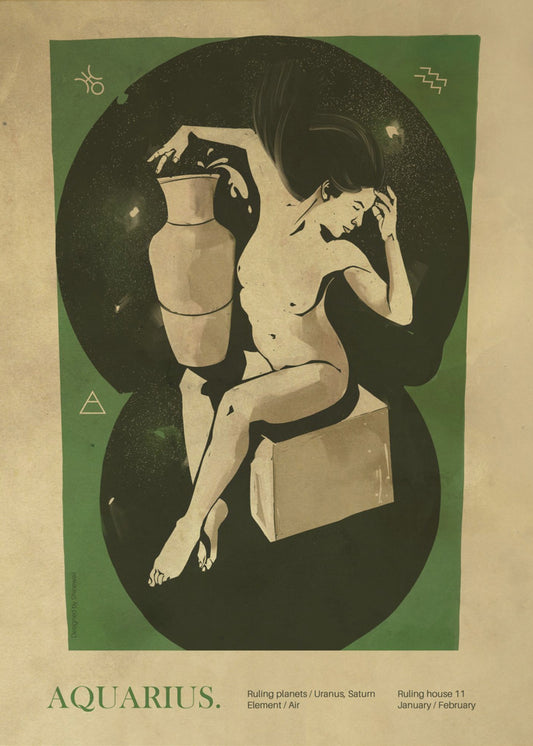 Aquarius print | Canvas