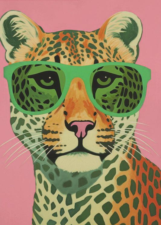 Leo With Glasses | Canvas
