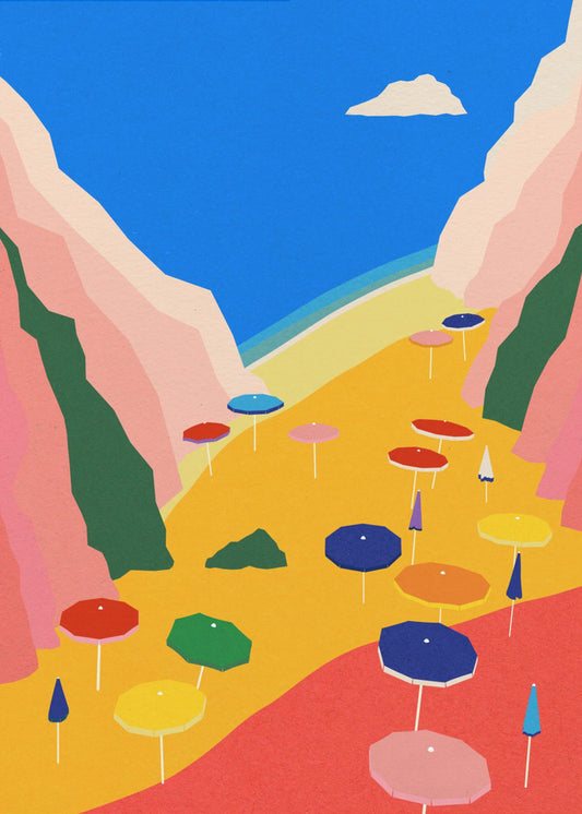 Lido Ligurie | Tableaux sur Toile