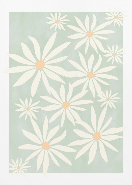 Petals on Sage | Canvas