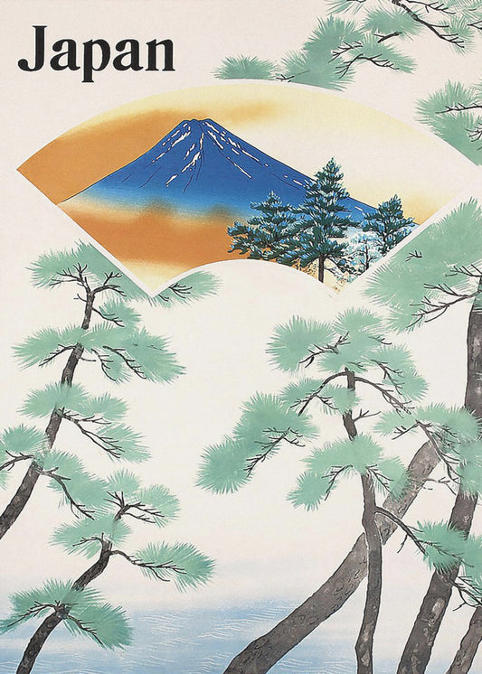 1930'ernes japanske statslige jernbaners rejser Plakater - Kunsttryk | Lærredsbilleder