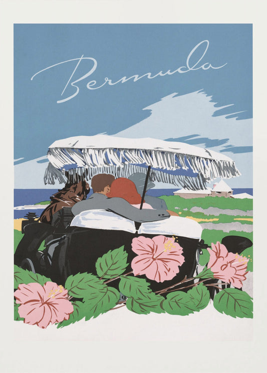 Bermudy (1940 1950) Autor: Adolph Treidler | Wydruki na łótnie