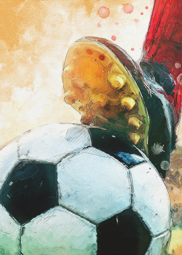 Football 1 art sportif | Tableaux sur Toile