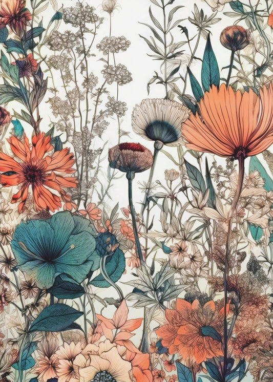 Fleurs des prés 9 | Toile