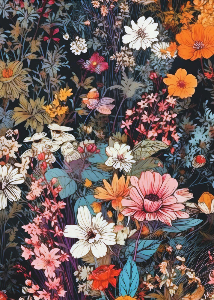 Fleurs des prés 8 | Affiche