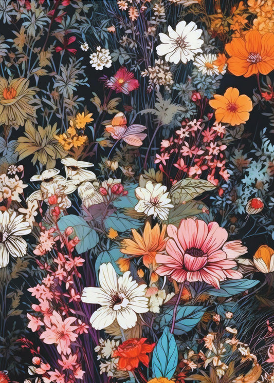 Fleurs des prés 8 | Affiche