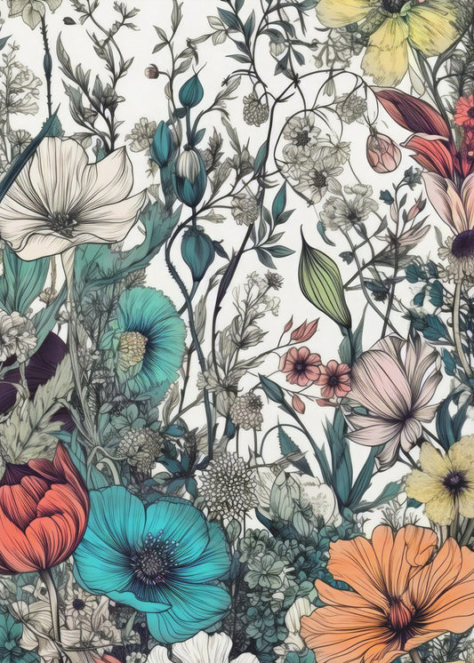 Fleurs des prés 12 | Affiche