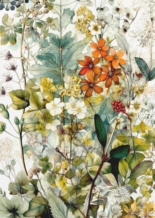 Fleurs des prés 13 | Toile