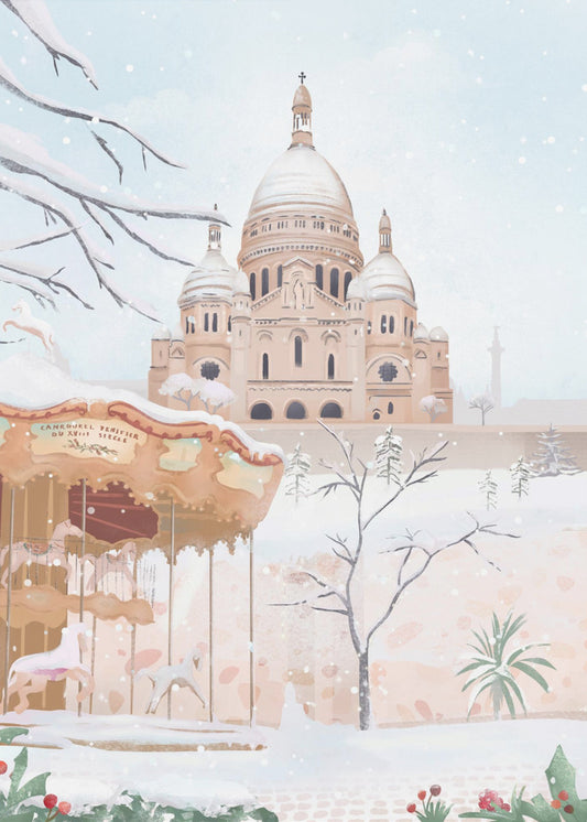 Vinter i Paris | Lærredsbilleder
