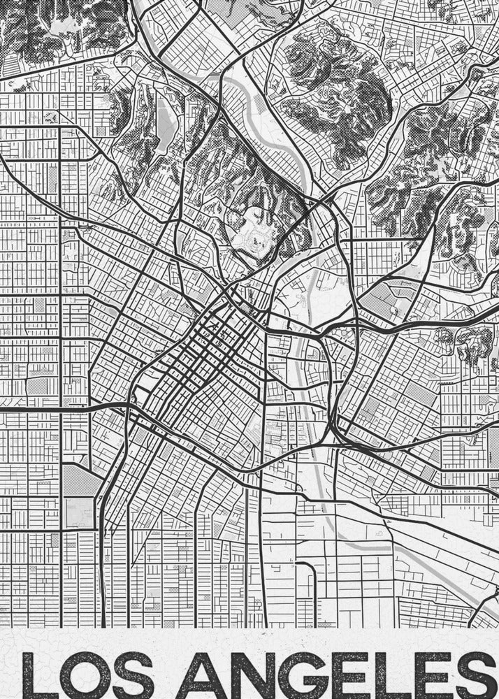 Los Ángeles Blanco | Impresiones en Lienzo