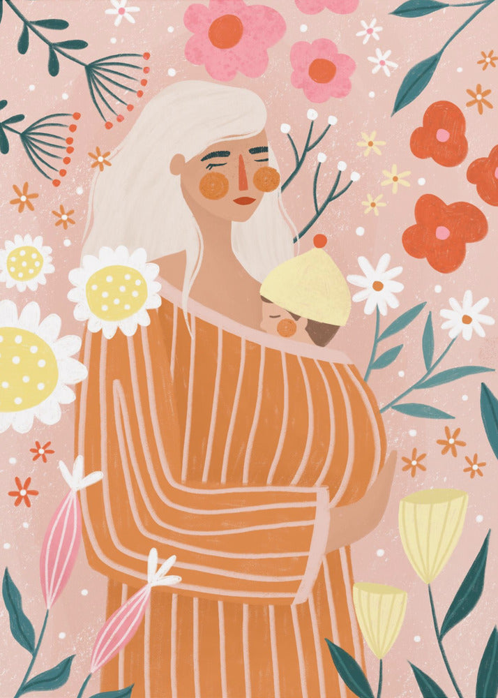 Étreinte de fleurs | Tableaux sur Toile