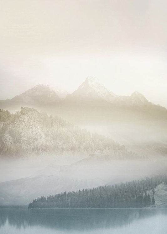 Paysage Vanille III | Tableaux sur Toile