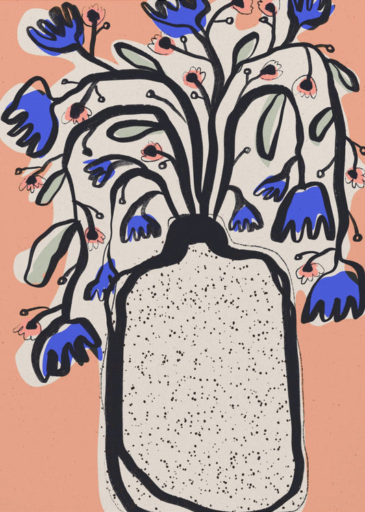 Lovely Flower Bouquet (Peach) | Poster