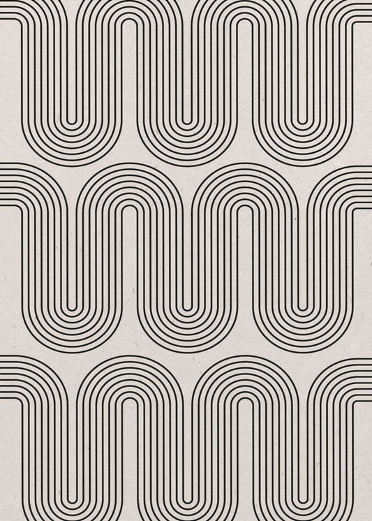 Vagues Modernes N°1 | Posters - Affiche Artistique