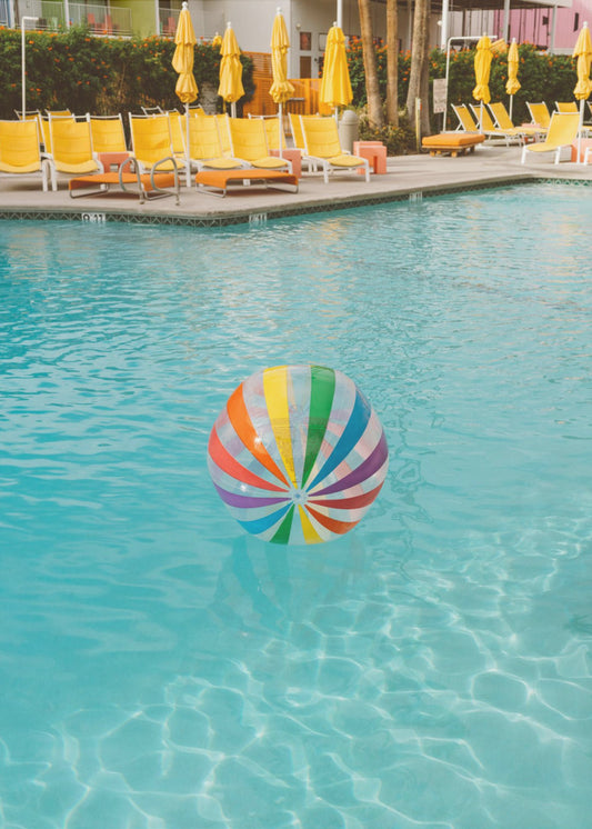 Journée à la piscine de Palm Springs | Tableaux sur Toile