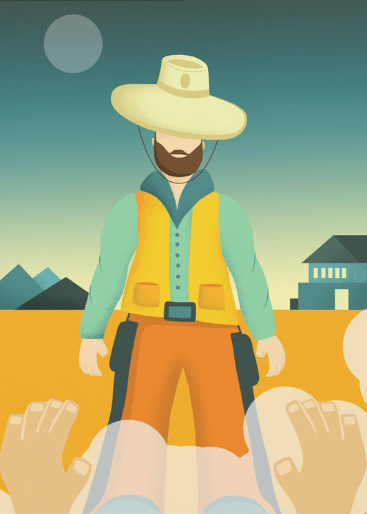 Der Cowboy | Leinwand-Bilder