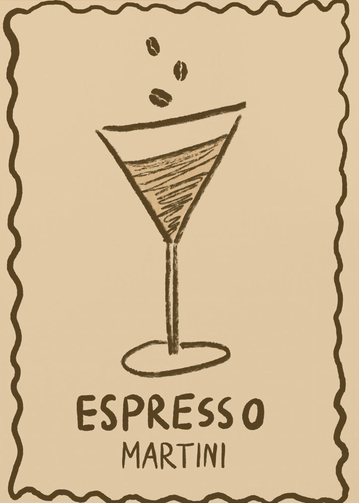 Poster Espresso Martini Up | Canvas