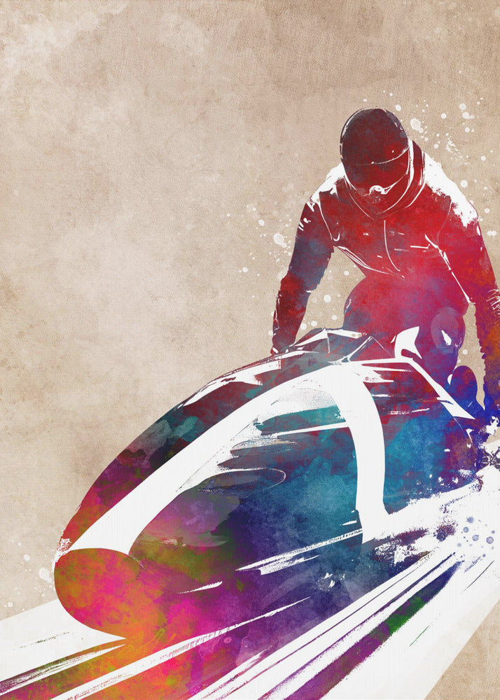 Sport Bobsleigh Art (1) | Canvas