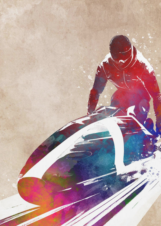 Sport Bobsleigh Art (1) | Canvas