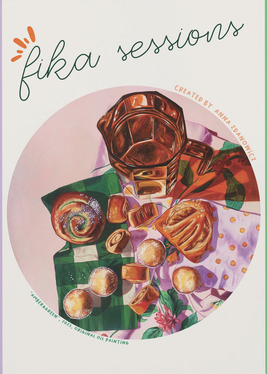 Bärnsten och grönt | Poster