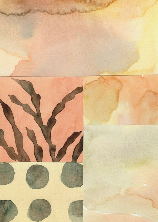 Watercolor abstract composition 9 | Poster
