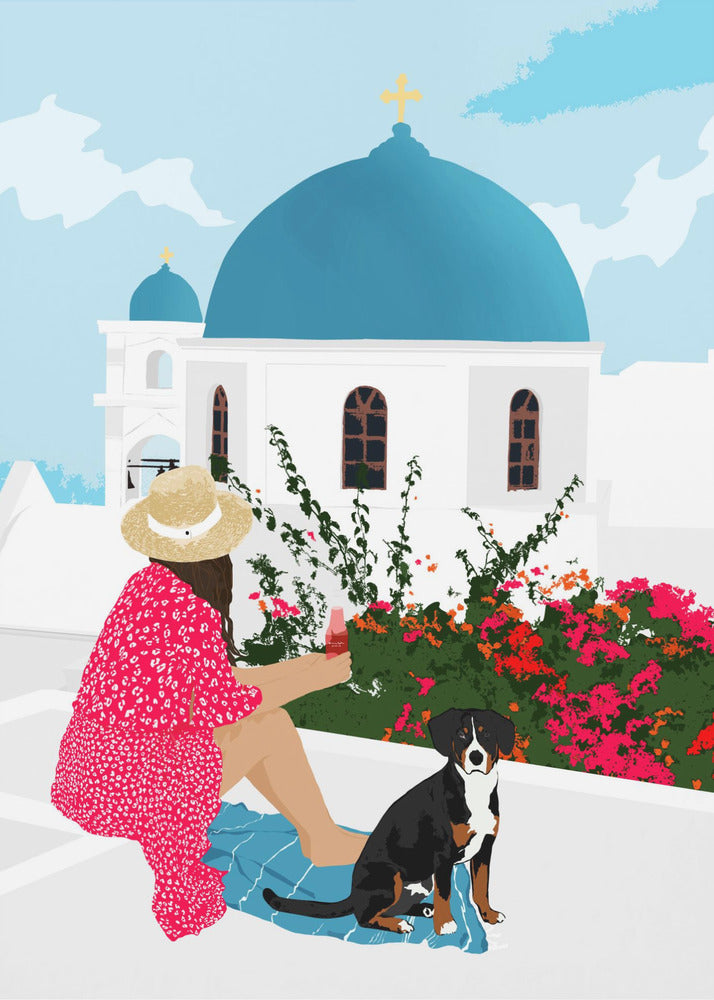 Vacanza in Grecia | Stampe su Tela