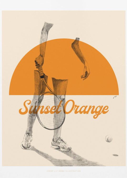 Sonnenuntergang Orange | Poster