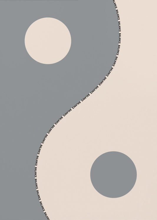 Balance gray | Canvas