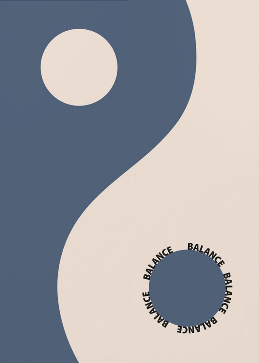 Balance Blue | Canvas