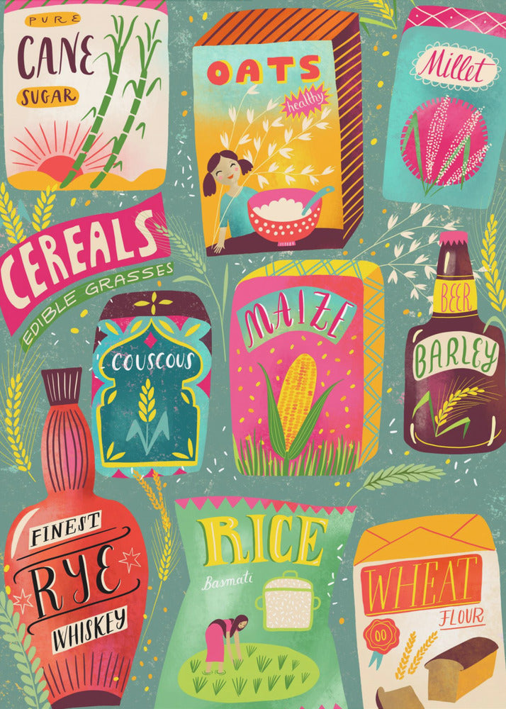 Colorful Cereal Chart | Poster