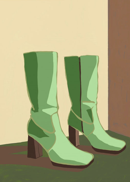 Bottes vertes | Tableaux sur Toile