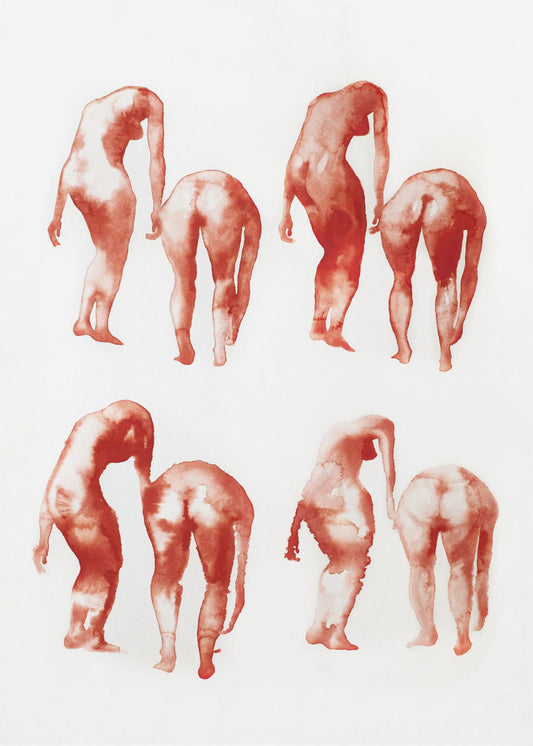 Figurbewegungsstudie 2x4 | Poster