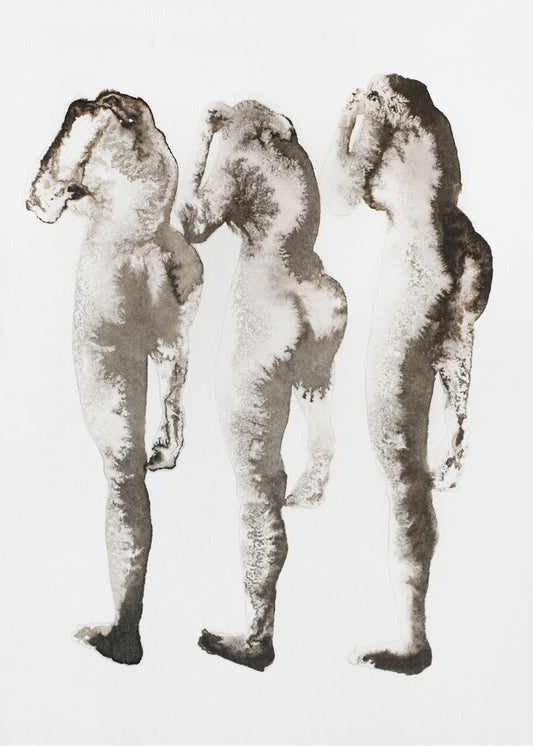 Figurenstudie 3x (nach Muybridge) | Poster