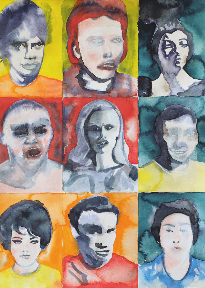 Headshot Grid No. 2 | Poster
