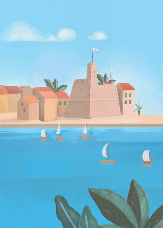 Île de Vis | Tableaux sur Toile
