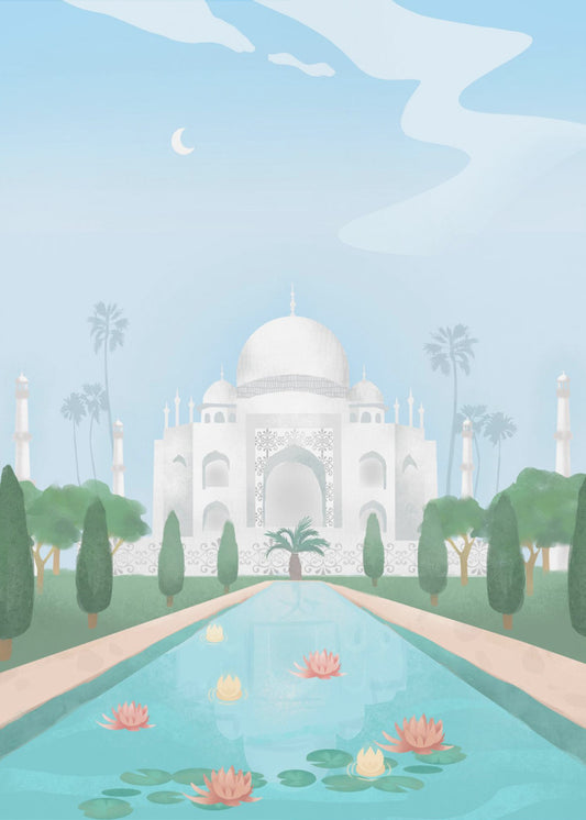 Taj Mahal, Inde | Tableaux sur Toile