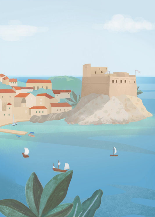 Forteresse de Dubrovnik | Tableaux sur Toile